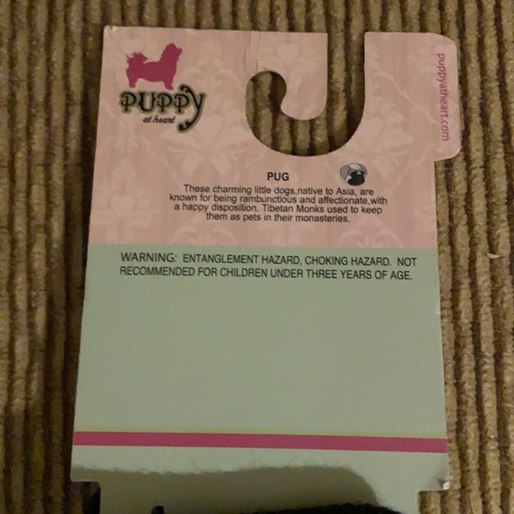 Puppy at Heart “PUG” Child’s mittens NEW - Picture 7 of 11